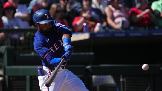 Outfielder Derek Hill is having a potentially career-saving spring with the Texas Rangers. He and Wyatt Langford are the final non-roster outfielders still in camp.