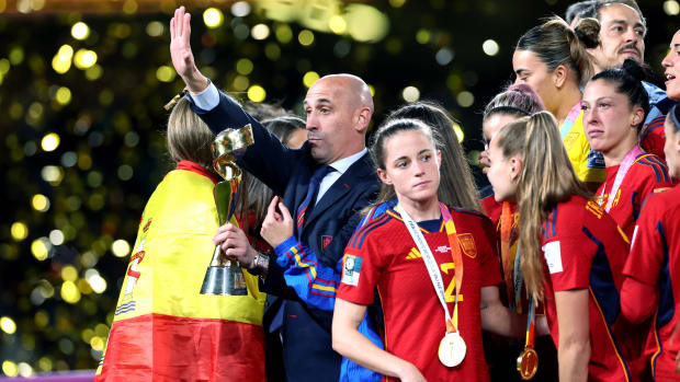 Luis Rubiales at the Women’s World Cup final.