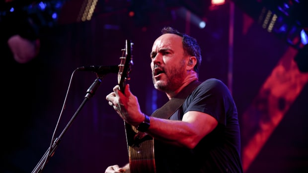 Dave Matthews Band in concert at the iTHINK Financial Amphitheatre in West Palm Beach, Florida on July 28, 2023.