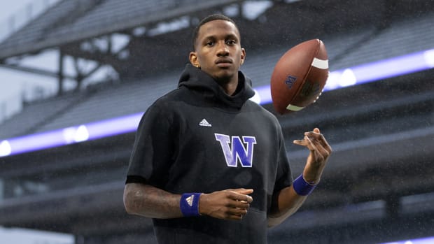 Washington quarterback Michael Penix Jr., who recently made history with Adidas, is in contention for the Heisman Trophy this season.