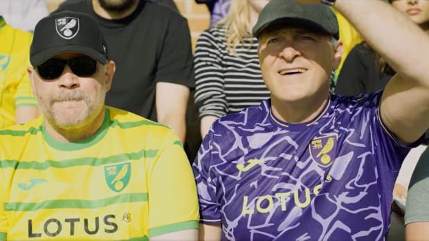 A scene from a suicide prevention film produced by Norwich City Football Club for World Mental Health Day in 2023