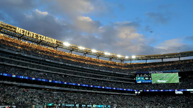 MetLife Stadium during Jets vs. Eagles game