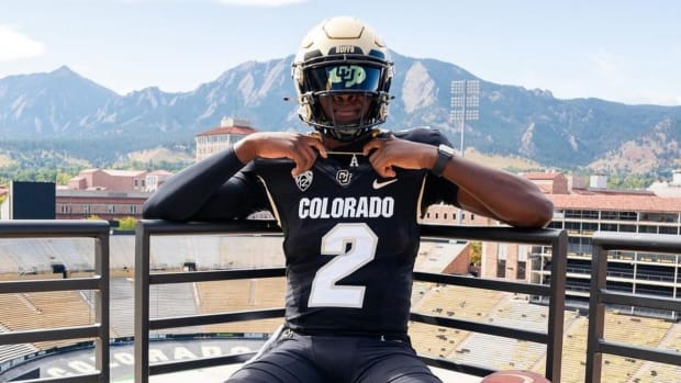 Antwann Hill Jr. on his official visit at CU