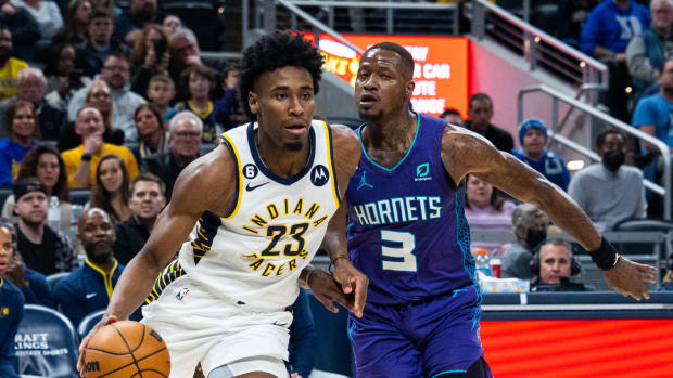Indiana Pacers forward Aaron Nesmith Charlotte Hornets