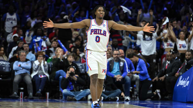 Philadelphia 76ers guard Tyrese Maxey scored a career-high 50 points against the Indiana Pacers.