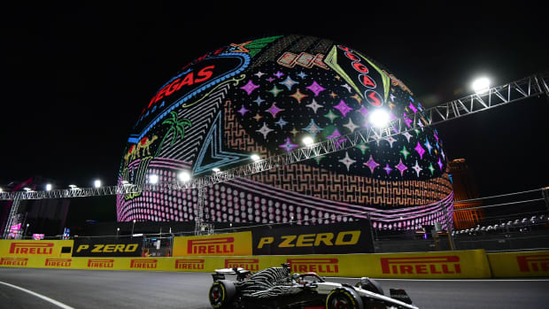 Daniel Ricciardo en el circuito de Las Vegas