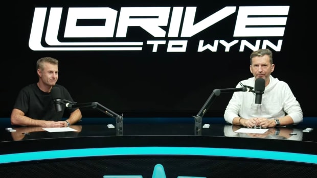 Darren Jack (left) and Drive To Wynn podcast host Justin Bell (right). Photo courtesy Drive To Wynn/Justin Bell