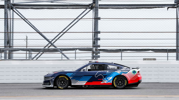 The all-new 2024 Ford Mustang that will race in NASCAR competition next season. Photo courtesy Ford Performance.