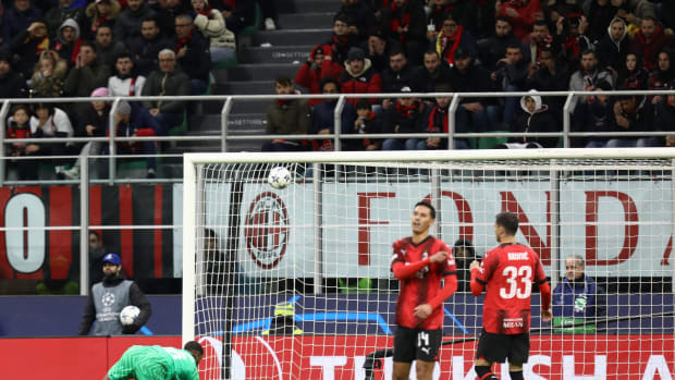 El pobre desempeño del AC Milan en la Champions League