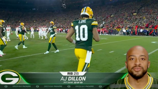 Green Bay Packers RB AJ Dillon’s ‘SNF’ Introduction