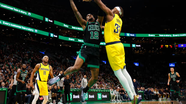 Indiana Pacers vs Boston Celtics Oshae Brissett