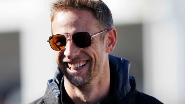 Former Formula One great Jenson Button is all smiles heading into his first full-time season of racing since 2019. Photo courtesy IMSA.