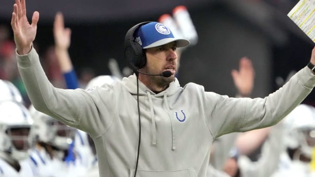 Shane Steichen TD Celebrations Indianapolis Colts Head Coach