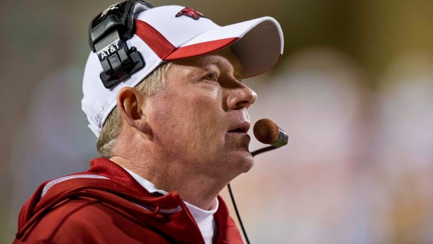 Bobby Petrino as head coach in a game against Tennessee in 2011