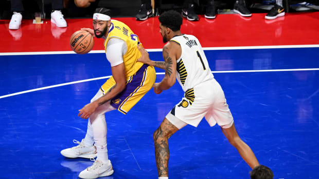 Indiana Pacers Los Angeles Lakers Anthony Davis Obi Toppin