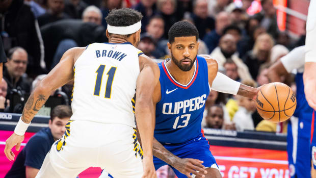 Indiana Pacers Bruce Brown Paul George Los Angeles Clippers