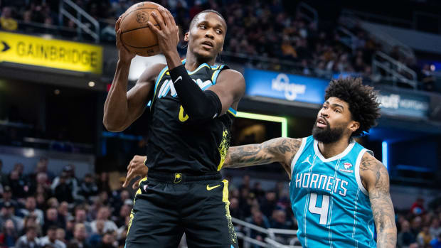 Indiana Pacers guard Bennedict Mathurin Charlotte Hornets