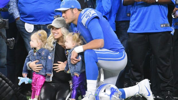 Stafford family with Lions