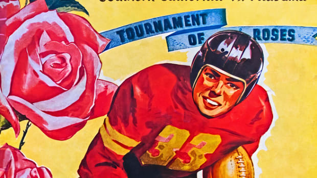 1946 Rose Bowl program cover: Alabama vs. USC