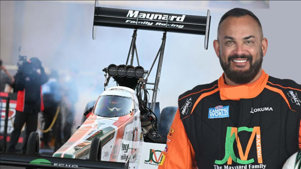 The winningest driver in NHRA Top Fuel history, Tony Schumacher, makes his strongest bid yet for his ninth career Top Fuel championship in 2024. Photo courtesy JCM Racing.