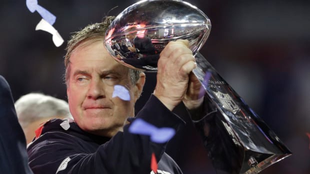 Patriots - Bill Belichick Super Bowl trophy