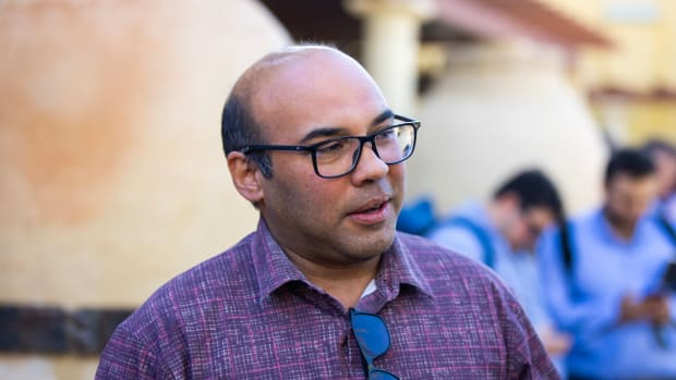 Farhan Zaidi, thinking about the employee pension plan at the winter meetings.