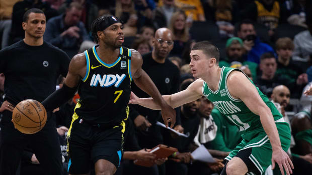 Buddy Hield Indiana Pacers vs Boston Celtics