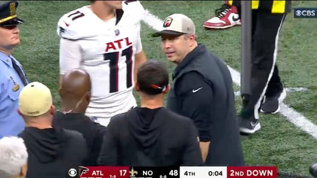 Falcons’ Arthur Smith Screamed NSFW Message at Saints’ Dennis Allen For Such a Lame Reason After Loss 