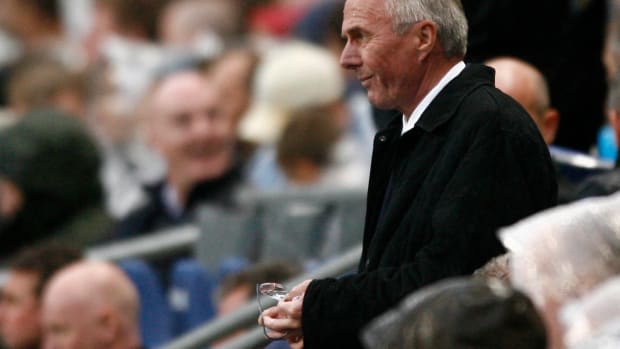 Sven-Goran Eriksson pictured in 2007 when he was manager of Manchester City