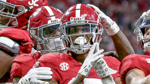 Alabama wide receiver Isaiah Bond against Georgia now in the transfer portal
