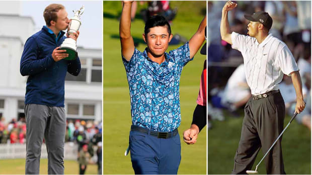 Among the all-time 25-and-unders: Jordan Spieth, Collin Morikawa and Tiger Woods.