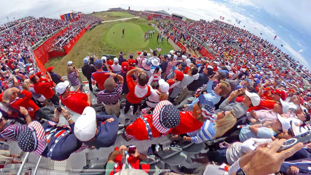 The fans at the Ryder Cup.