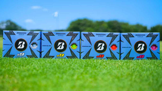 Bridgestone's e9 Long Drive golf balls.