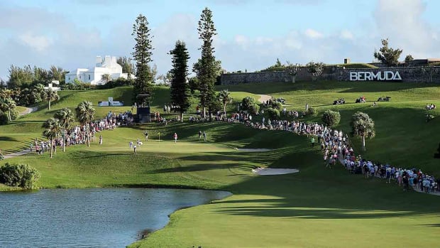 A general view during the fourth round of the 2022 Butterfield Bermuda Championship at Port Royal Golf Course.