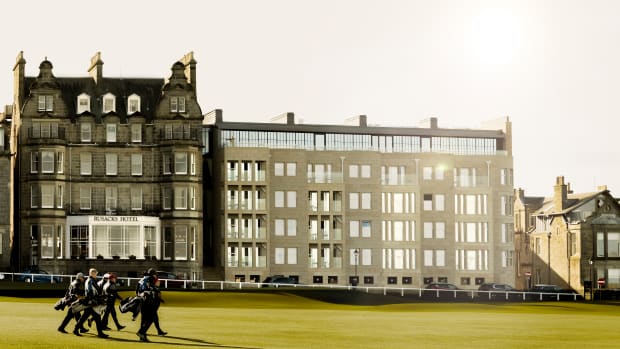 Rusacks Hotel overlooking St. Andrews Old Course
