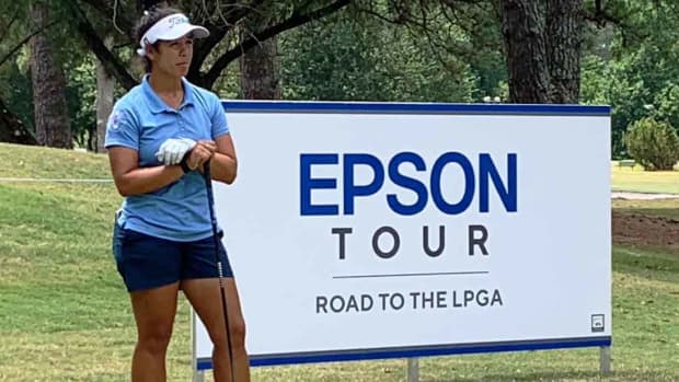 Paraguay's Sofia Garcia is a rookie on the Epson Tour.