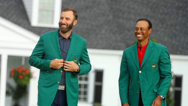 The 2020 Masters Tournament at Augusta National Golf Club. Dustin Johnson wins his first green jacket.