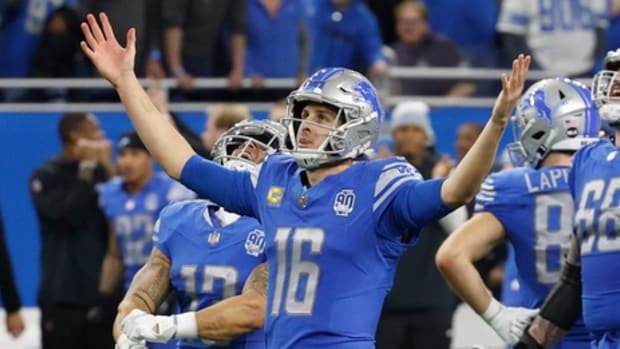 Lions quarterback Jared Goff has been perfect for Detroit after he was traded by the Rams after a failed relationship with Sean McVay.