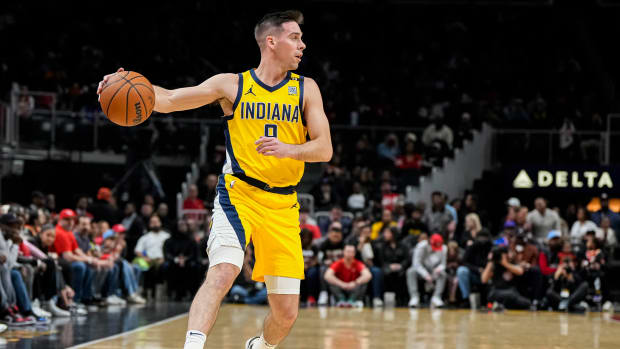 Indiana Pacers point guard T.J. McConnell