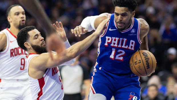 Will Tobias Harris get the nod to play on Monday against the Blazers?