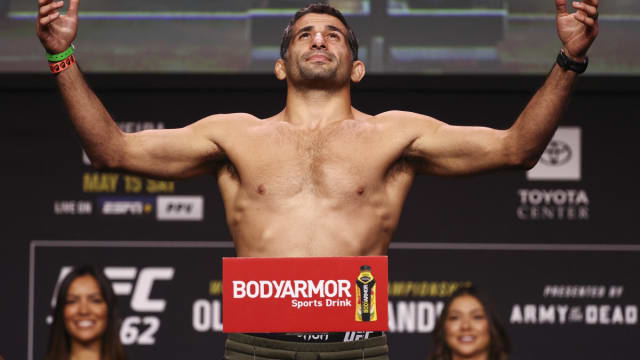 Beneil Dariush steps on the scale ahead of a big UFC showdown in the lightweight division.