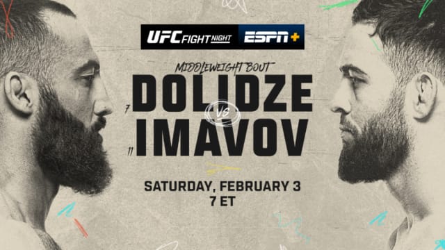 UFC Fight Night Dolidze Imavov