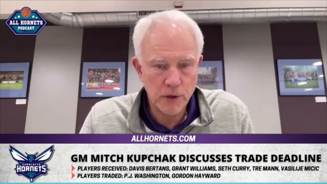 Mitch Kupchak Discusses Recent Trades