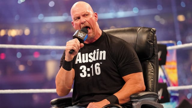 Stone Cold Steve Austin accepts Kevin Owens' challenge to a wrestling match at WrestleMania 38.