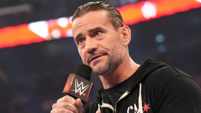 CM Punk speaks to the WWE Universe during an episode of Monday Night Raw.