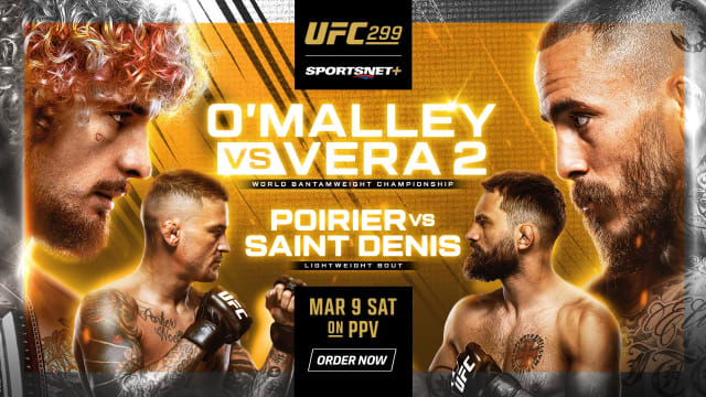 UFC 299: Sean O'Malley vs. Chito Vera poster.