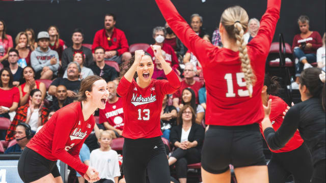 2023 Nebraska volleyball at Stanford