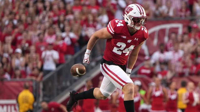 Wisconsin safety Hunter Wohler (24) is shown during the first quarter of their game Saturday, September 3, 2022 at Camp Randall Stadium in Madison, Wis. Wisconsin beat Illinois State 38-0. Mjs Uwgrid03 45 Jpg Uwgrid03 113889106