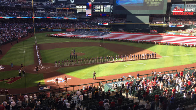 Chase Field Pre Game Ceremony April 5th 2019