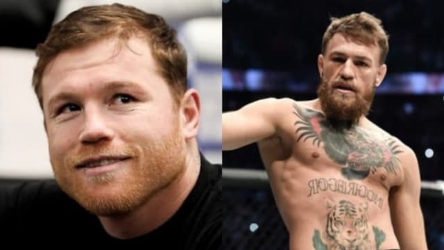 Undisputed boxing champion Canelo Alvarez and former two-division UFC champion Conor McGregor.